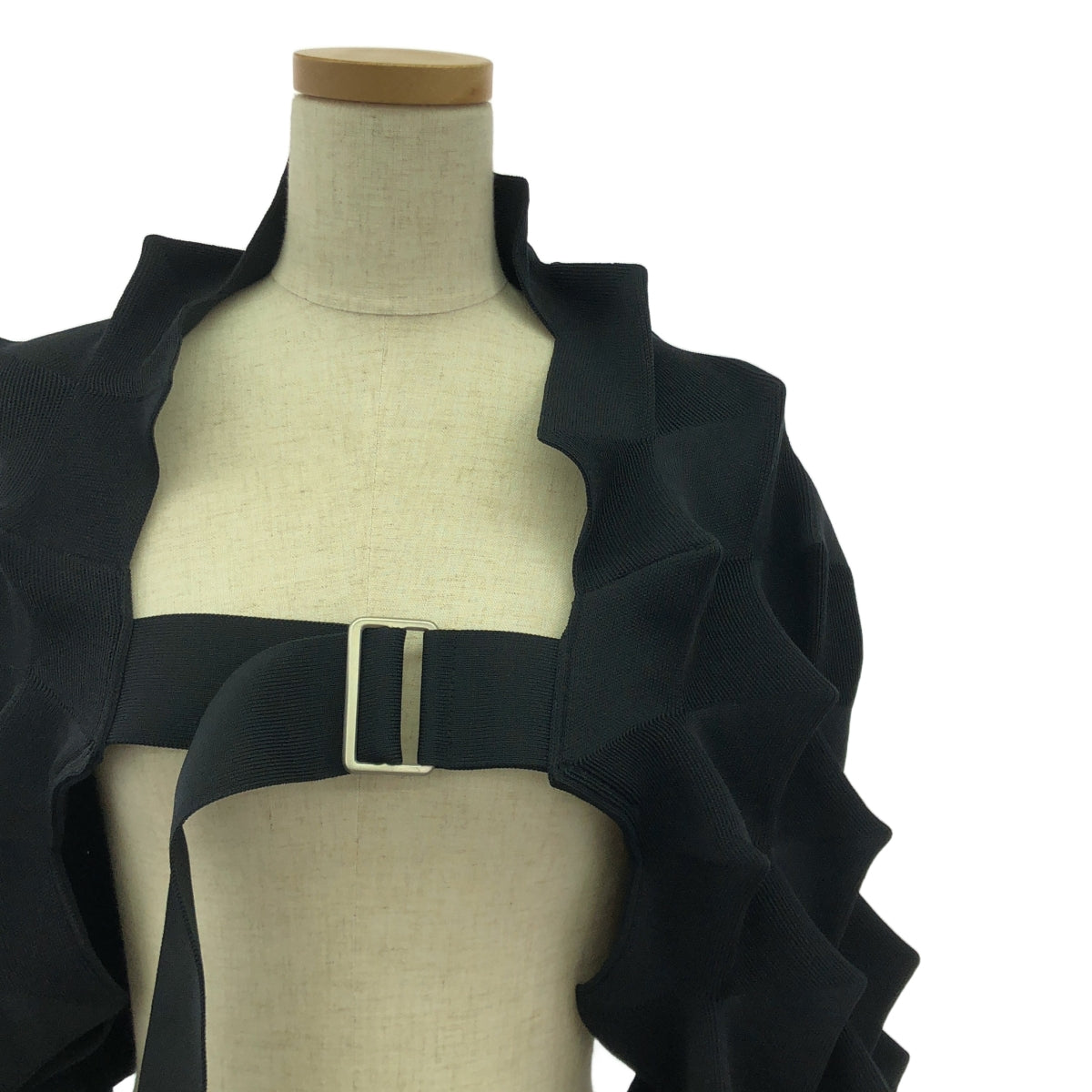 JUNYA WATANABE COMME des GARCONS / ジュンヤワタナベ | 2024SS | ポリエステル ボレロ デザイン カーディガン | M | レディース