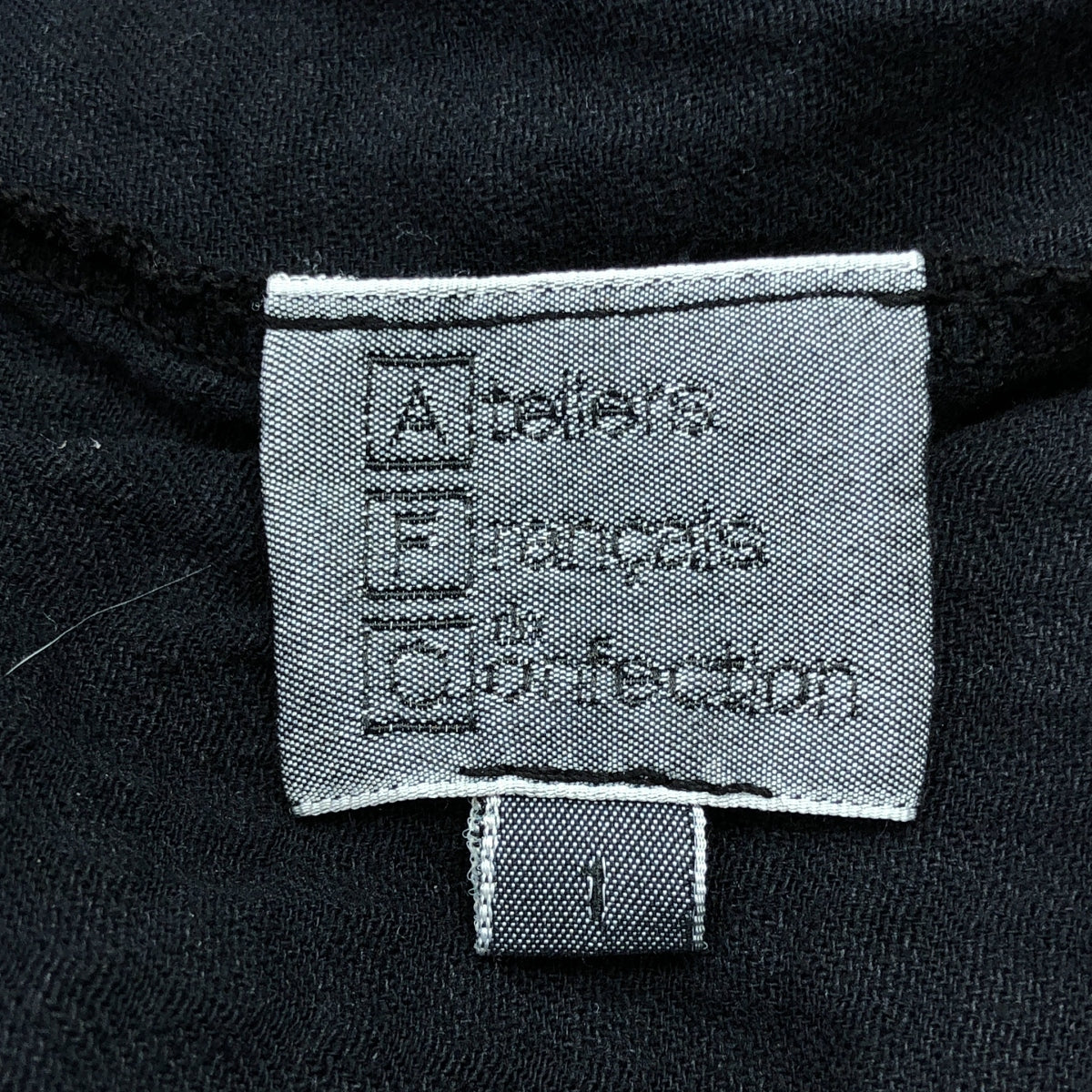 LES ATELIERS FRANCAIS DE CONFECTION / 레아트리에 프랑세드 컴팩션 | 2022SS | plage별주 코튼 점프수트 | 1 | 블랙 |