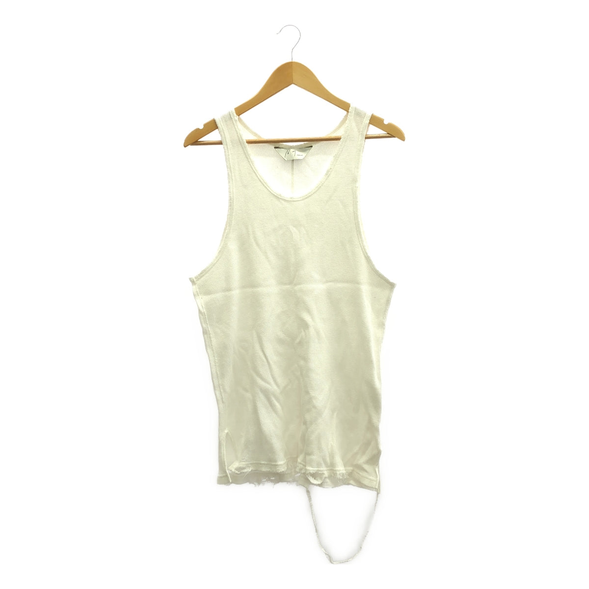 ANCELLM / 앙셀름 | DAMAGE WAFFLE TANKTOP 데미지 가공 와플 탱크탑 | 2 | 남성