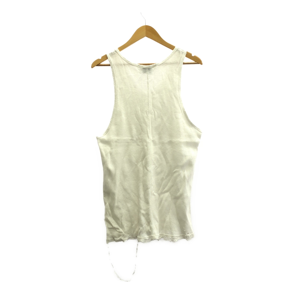 ANCELLM / 앙셀름 | DAMAGE WAFFLE TANKTOP 데미지 가공 와플 탱크탑 | 2 | 남성