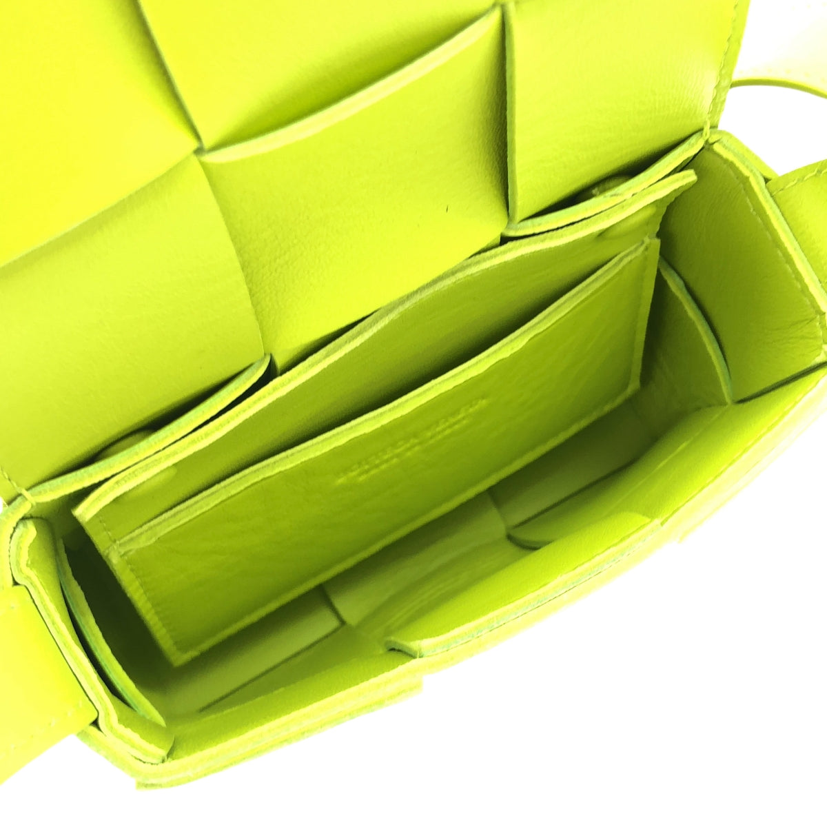 【미품】 BOTTEGA VENETA / 보테가 베네타 | CANDY CASSETTE / 캔디 카세트 크로스 바디 백 | 라이트 그린 | 여성