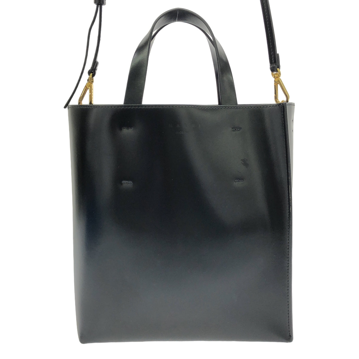 MARNI / 瑪尼 | MUSEO BAG SMALL Museo 小型雙向皮革手提包 |