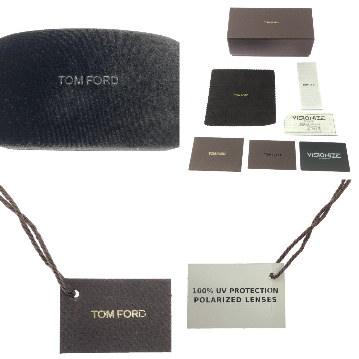 【미품】 TOM FORD / 톰 포드 | Olivia-02 웰링턴 선글라스 | 140 | 블랙
