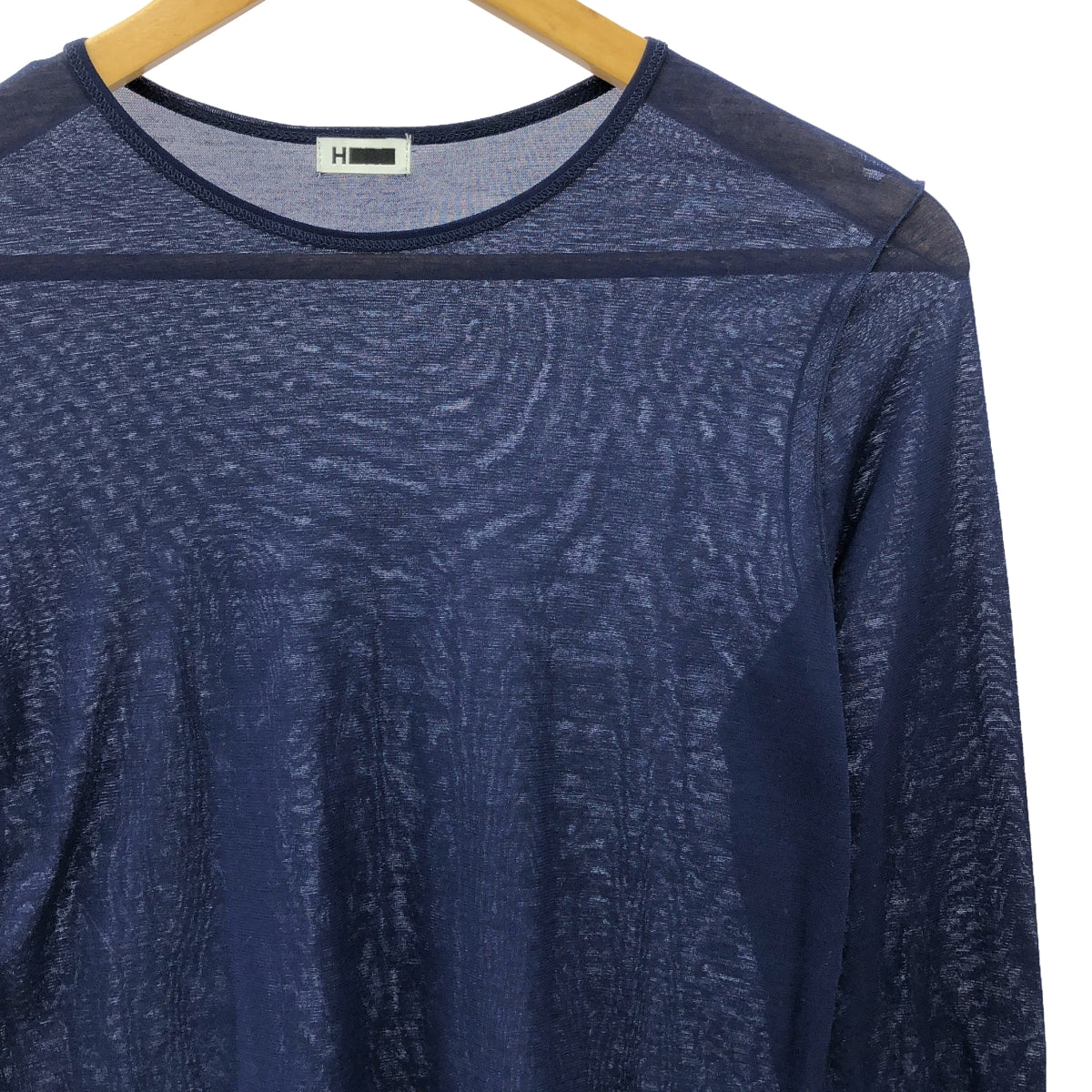 H BEAUTY&YOUTH / H Beauty and Youth | GAUSE JERSEY PULLOVER cut and sew | Navy | Women's