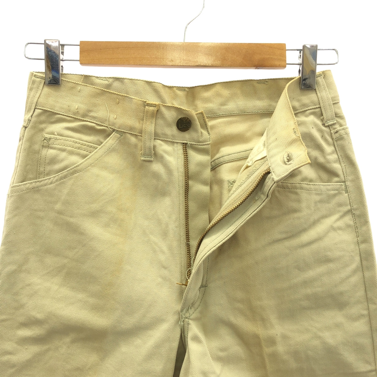 Lee | Estimated 1960s-1970s vintage / Vintage talon zip chino work pants |