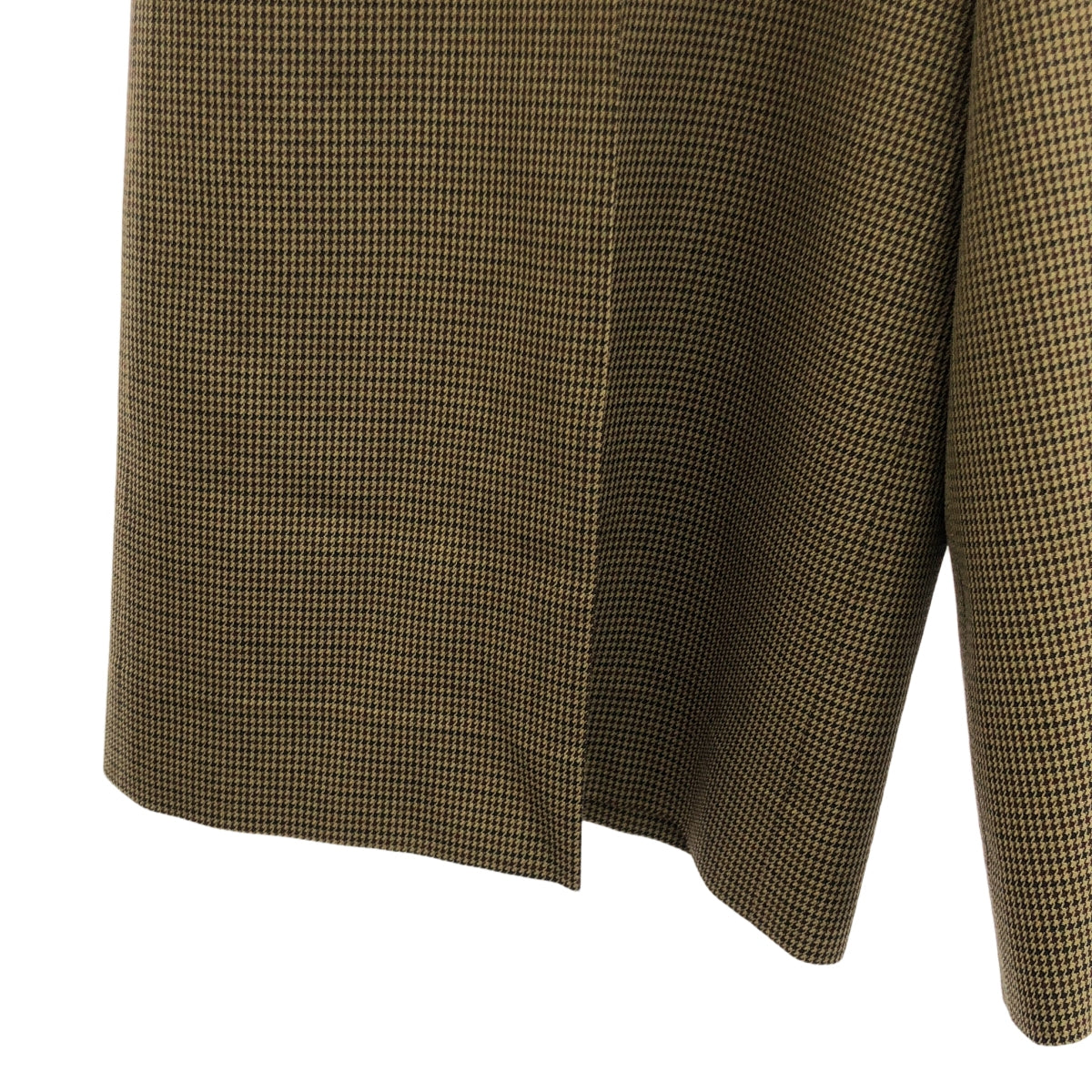 CELINE / セリーヌ | by Hedi Slimane エディ期 ウール 千鳥格子 ワイドパンツ | 36 | ブラウン | レディース