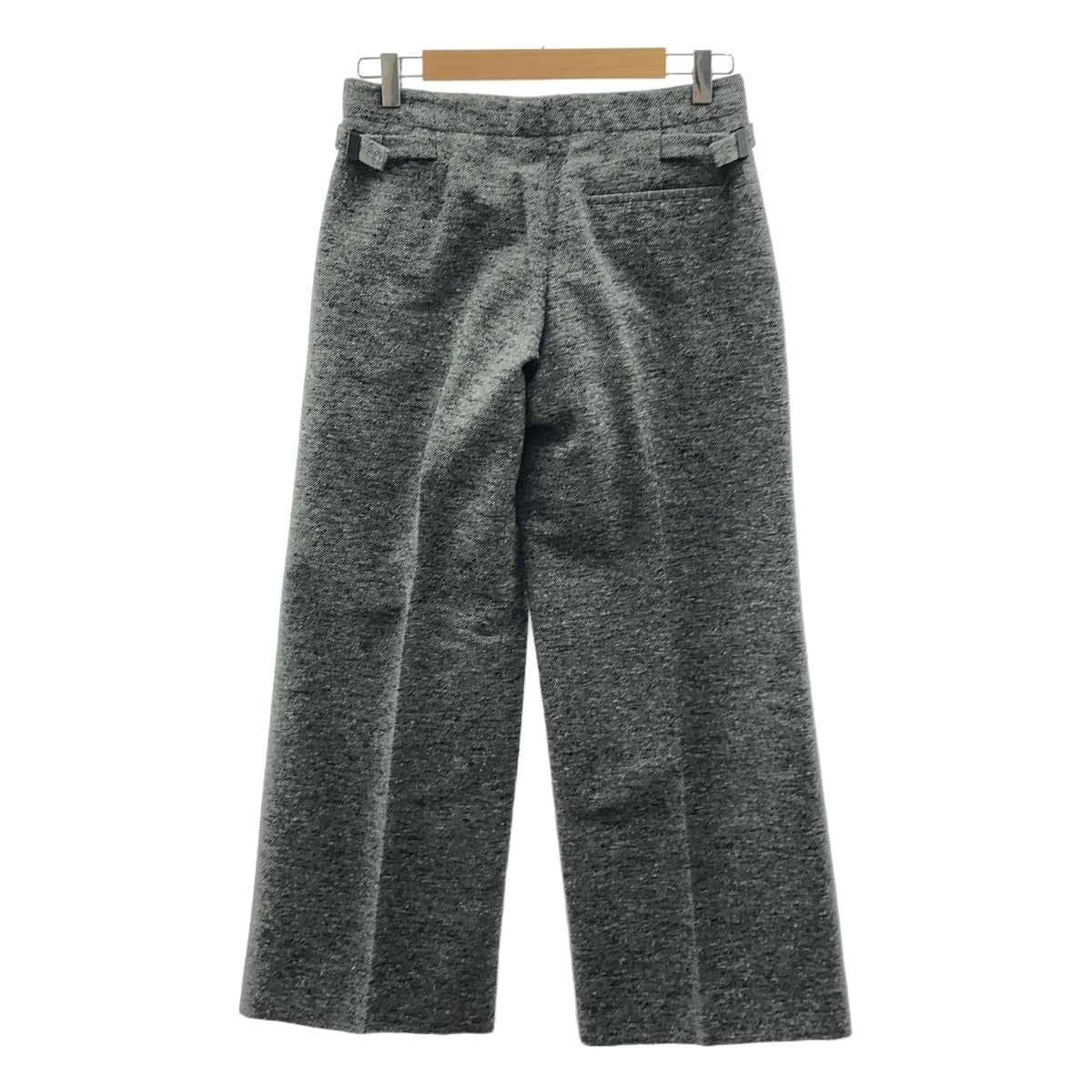 Maison Margiela |羊毛絲2褶粗花呢寬褲 |尺寸 38 |女性的