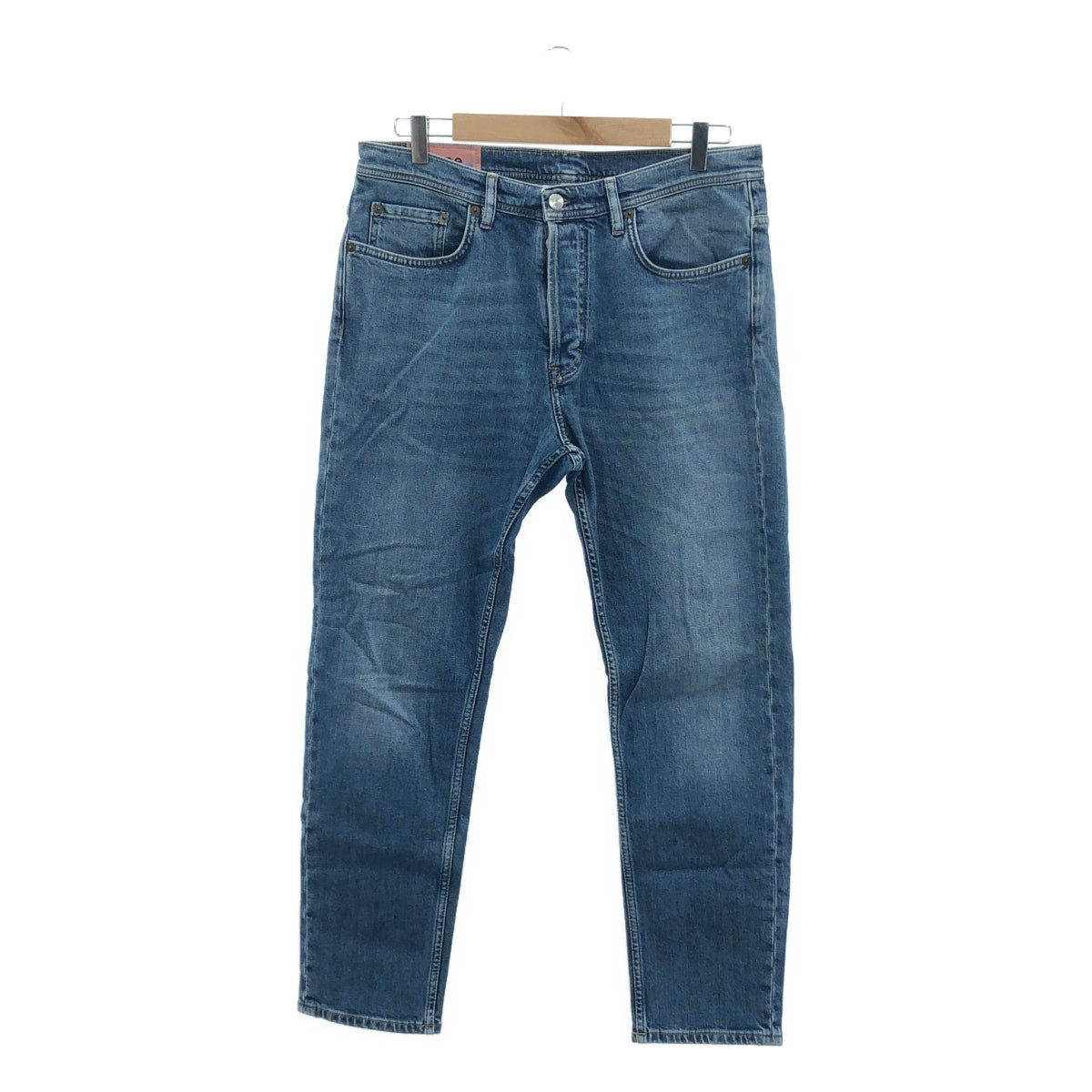 Acne Studios | RIVER MID BLUE Slim Tapered Fit Denim Pants