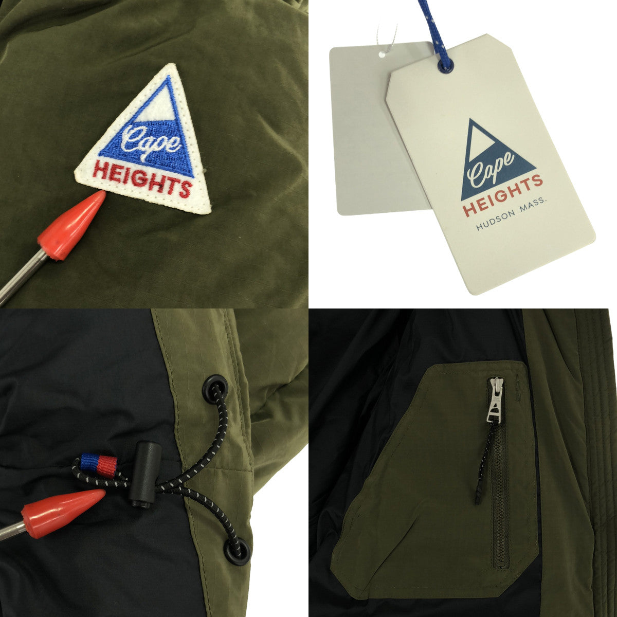 【新品】 Cape Heights / ケープハイツ | NEWFANE JACKET / ダウンジャケット / フード着脱可 | S | Olive | レディース