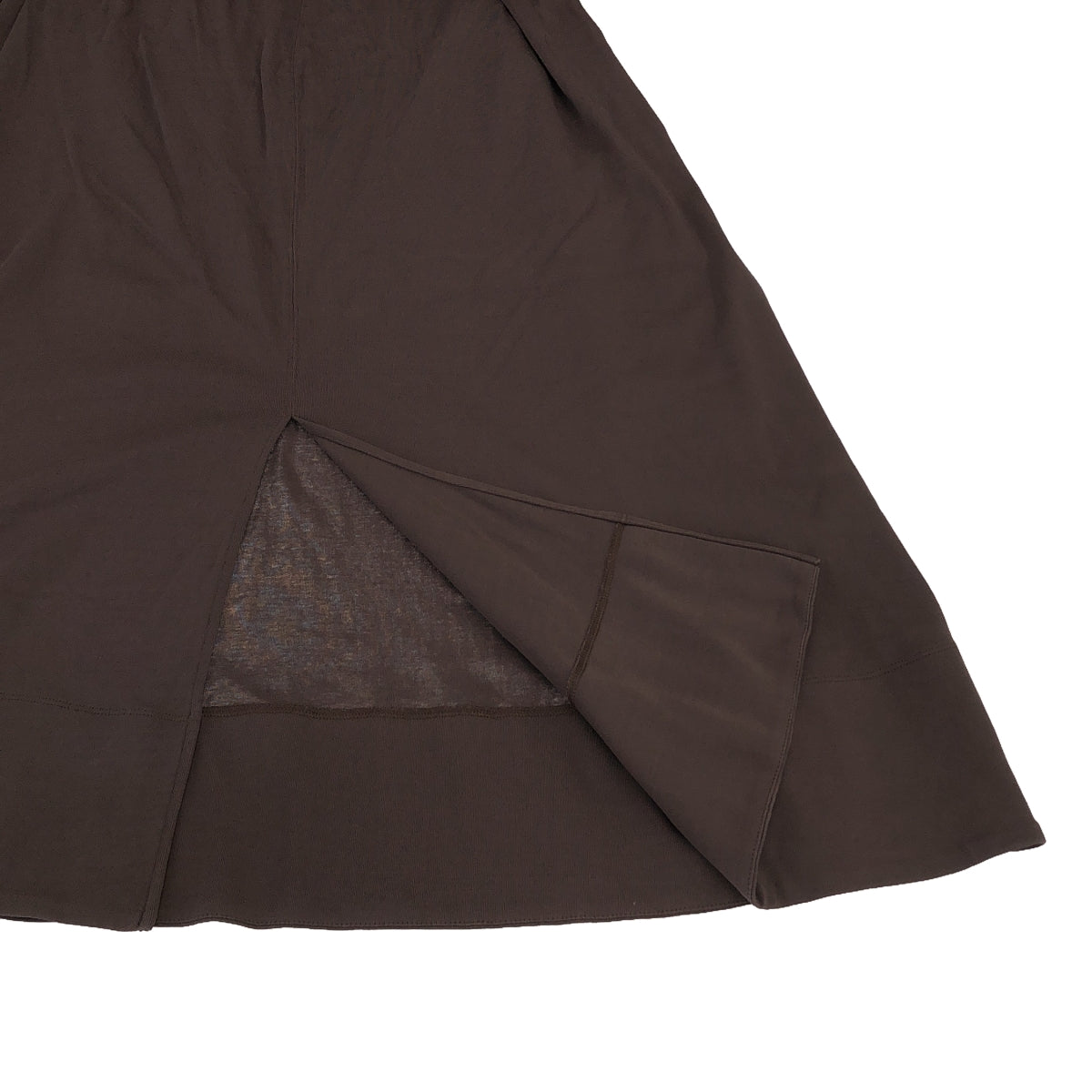 Chaos | Back slit long skirt | F | Charcoal gray | Women's