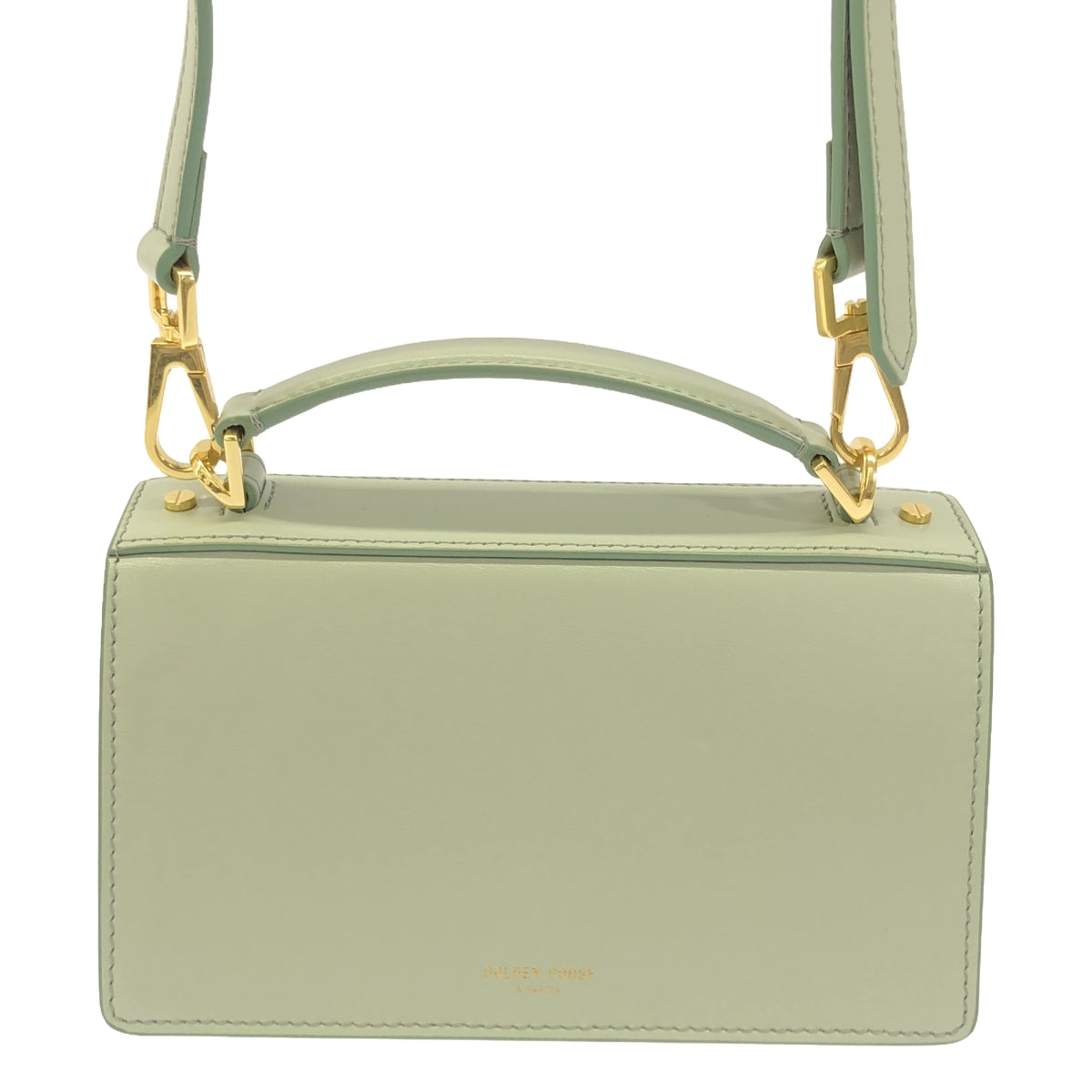 【美品】 GOLDEN GOOSE / ゴールデングース | VENEZIA S LEATHER BODY 2wayバッグ | F | グレー | レディース