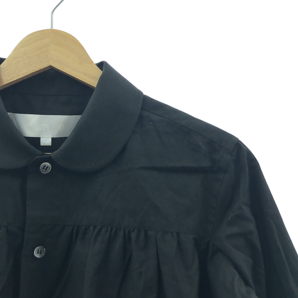 tao COMME des GARCONS | 2023SS | 圓領褶皺襯衫 | M | 女款