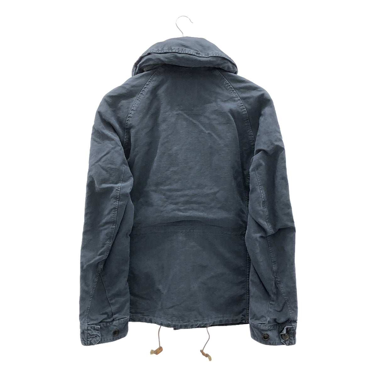visvim / ビズビム | FD JKT DMGD CHINO / ドローストリング ミリタリー ジャケット フーディ | 1 | Navy | メンズ