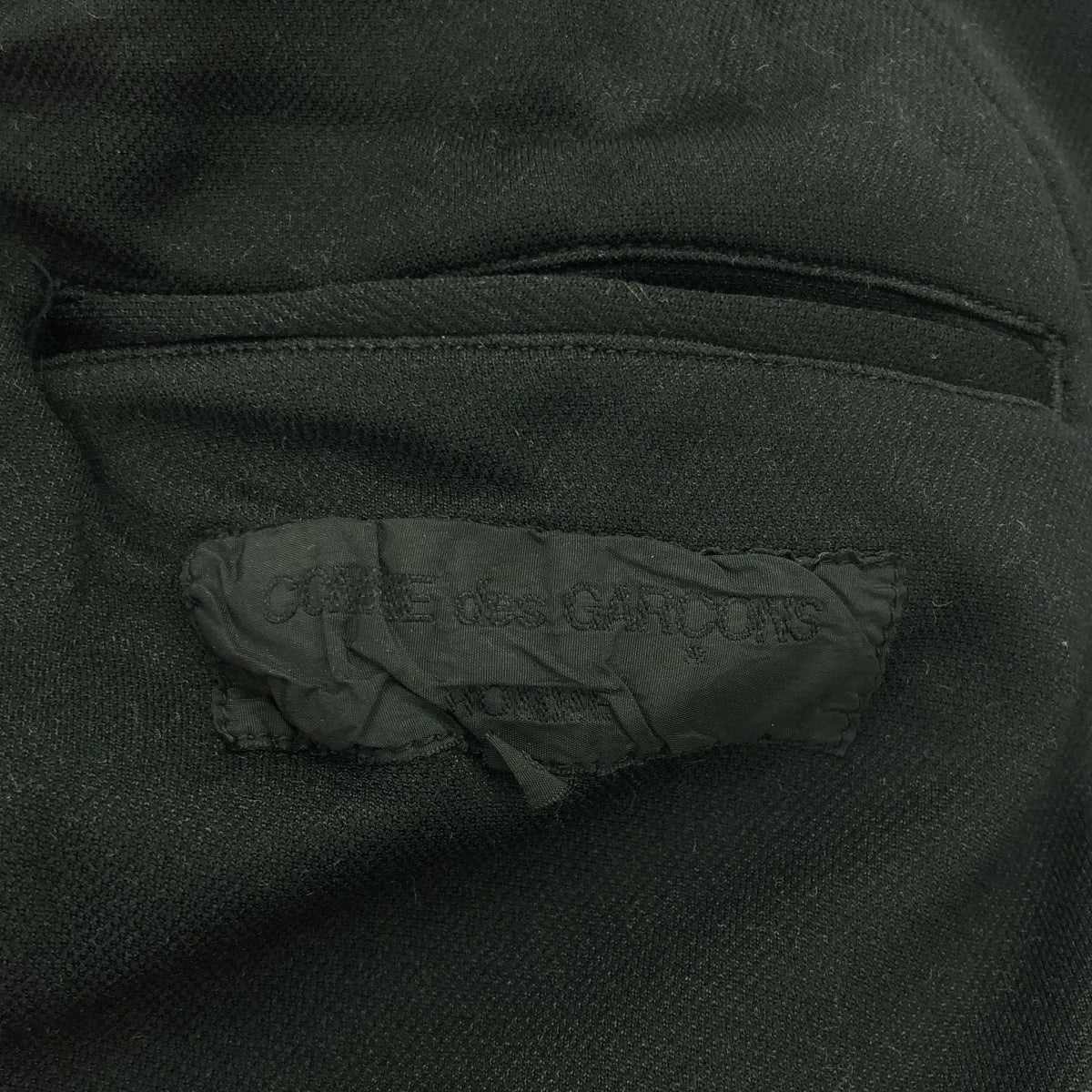 COMME des GARCONS HOMME | 2008SS | Product dyed poly shrunken 2B tailored jacket | S | Men's