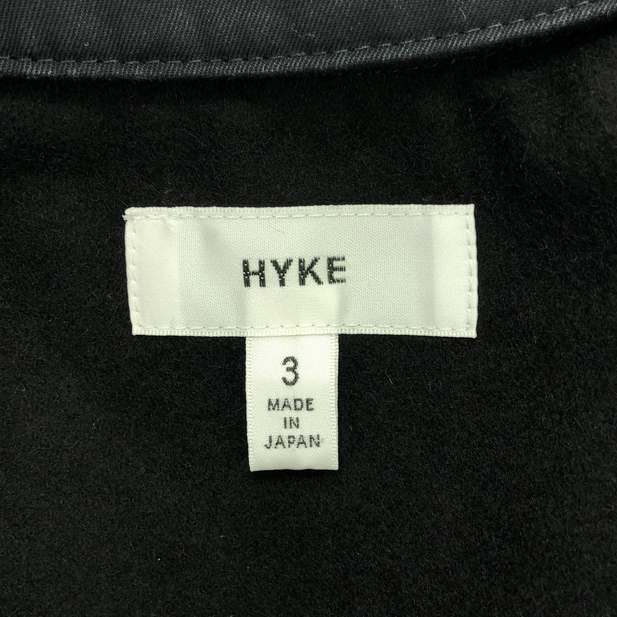 HYKE / ハイク | オーバートレンチコート | 3 | ネイビー | レディース