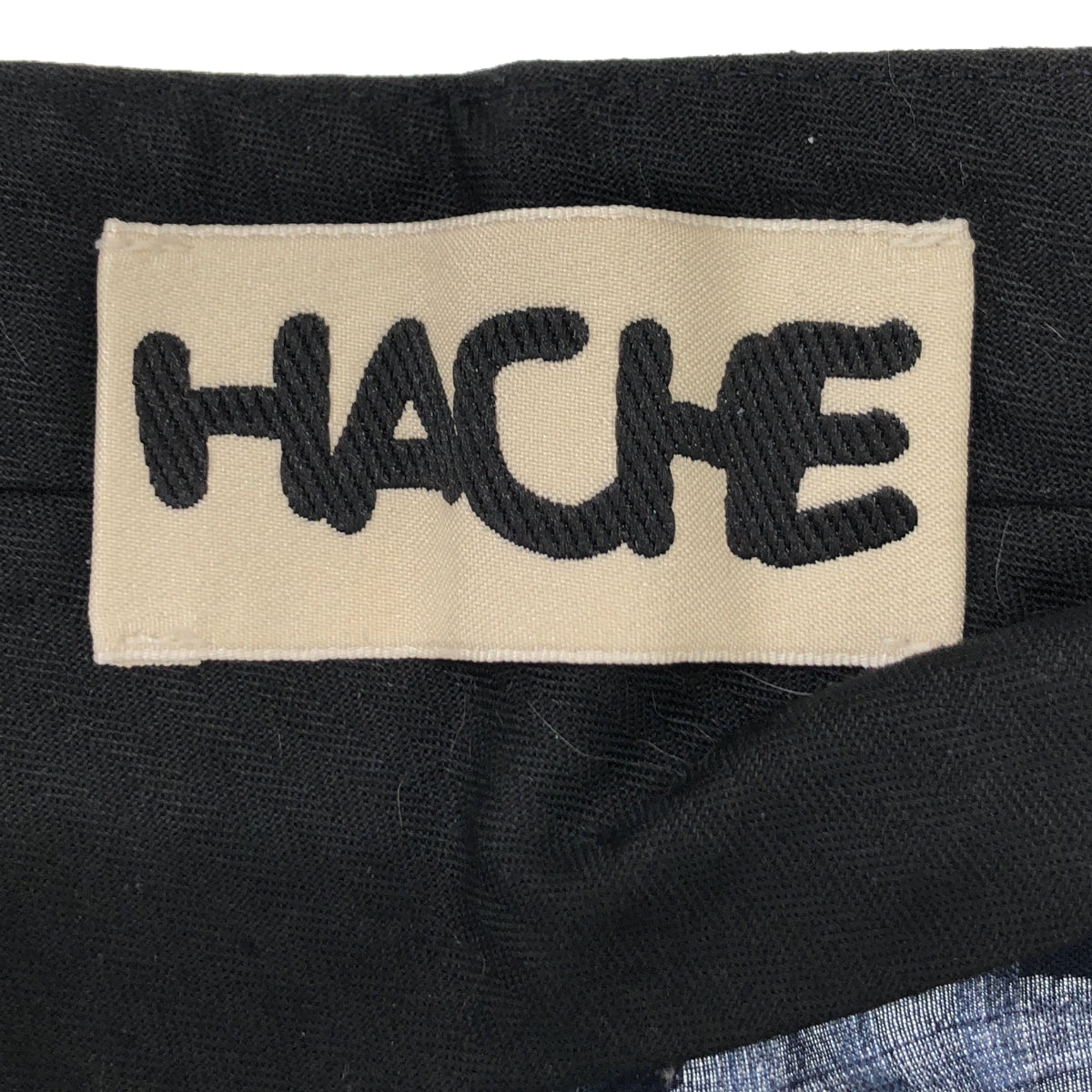 HACHE / アッシュ | コットン ドローストリング パンツ | 38 | ネイビー/ブルー系 | レディース