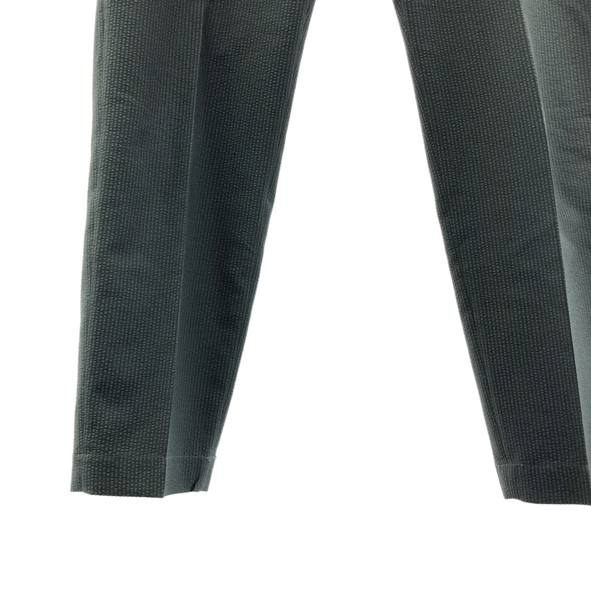 417 EDIFICE / 포완 세븐 에디피스 | 셋업 / 시어 축구 스트라이프 재킷 / 테이퍼드 팬츠 | S | 차콜 그레이 | 남성