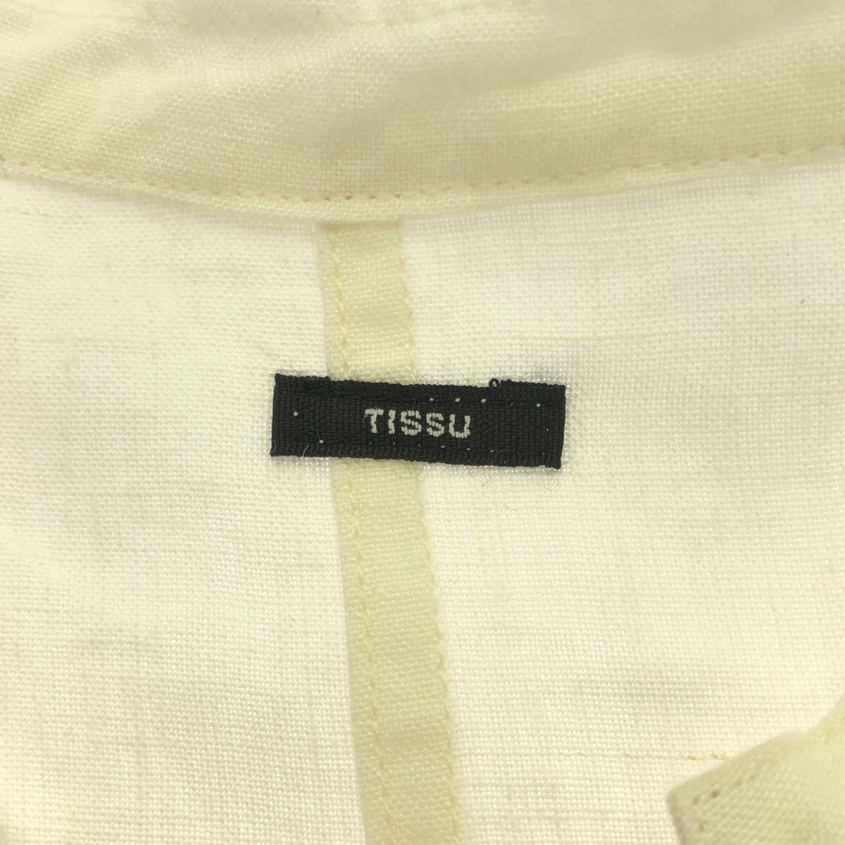【新品】  UNIVERSAL TISSU / ユニバーサルティシュ | スタンドカラー ポンチョ ジャケット | 3 | ホワイト | レディース