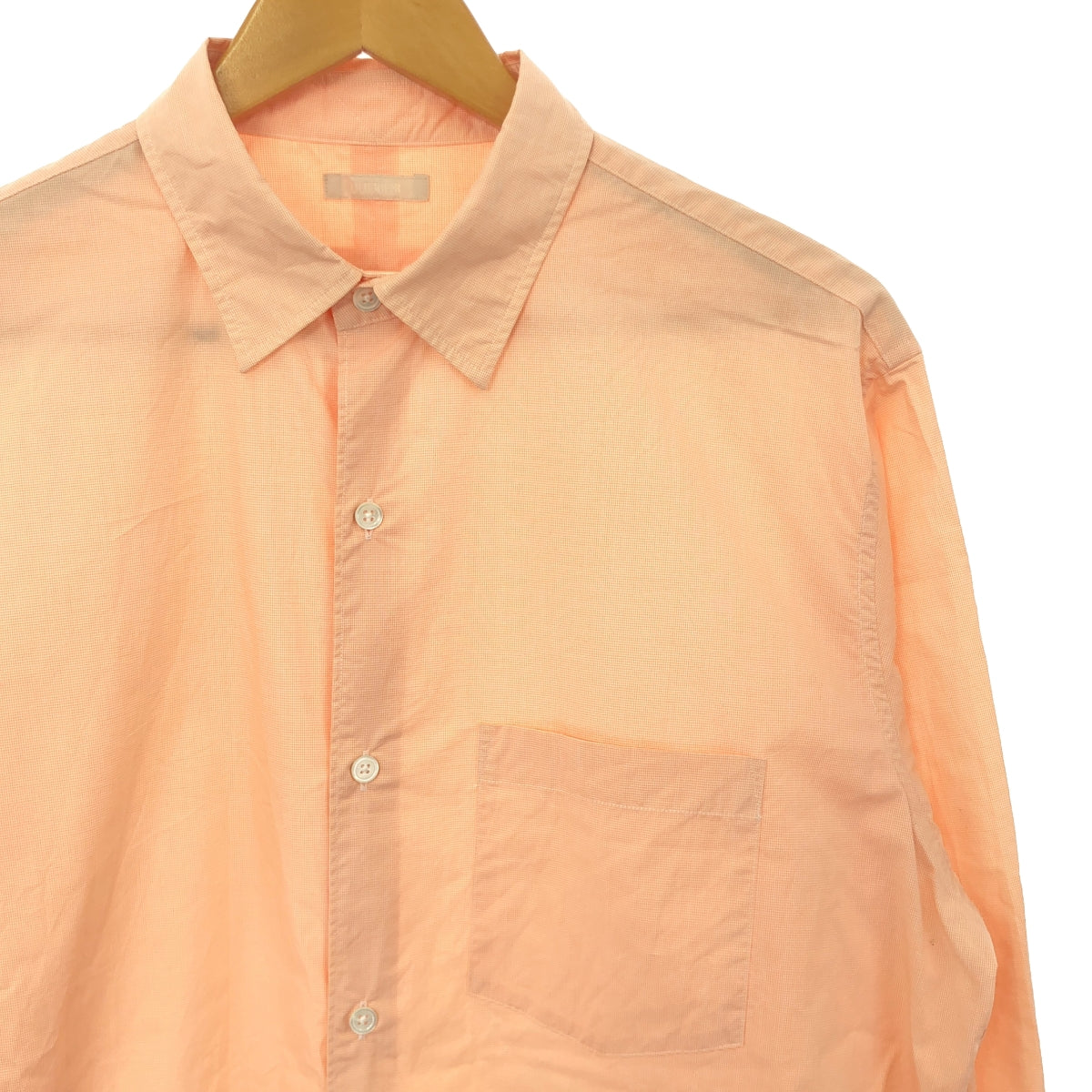 ULTERIOR / アルテリア | MICRO GRAPH CHECK POPLIN SHIRT / マイクログレープ チェック ポプリンシャツ | 4 | ピンク系 | メンズ