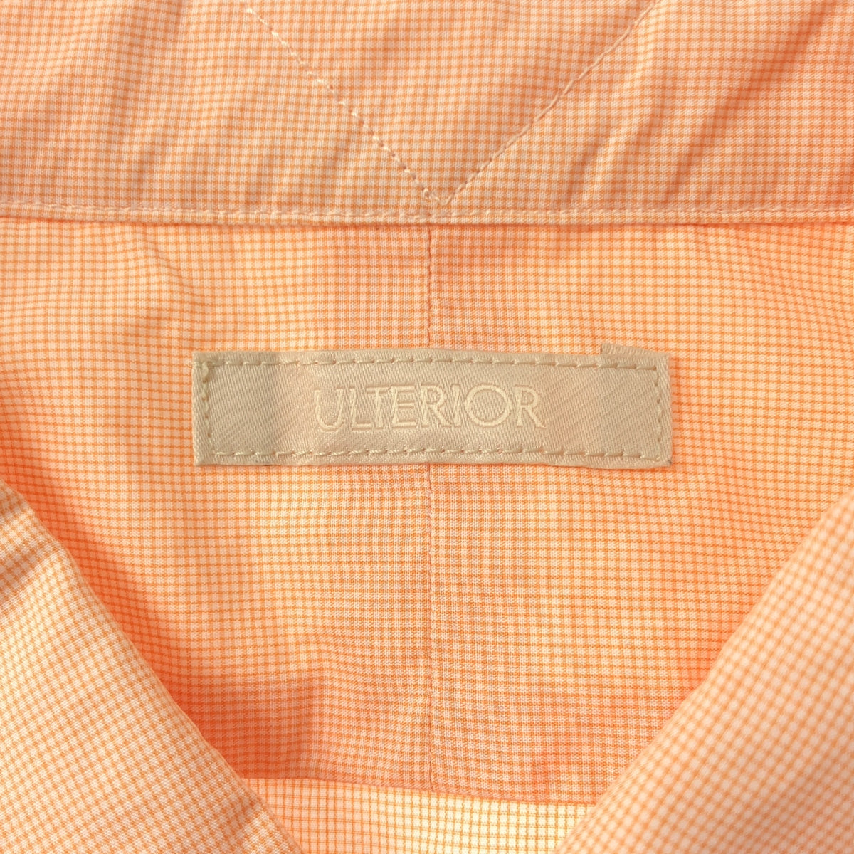 ULTERIOR / アルテリア | MICRO GRAPH CHECK POPLIN SHIRT / マイクログレープ チェック ポプリンシャツ | 4 | ピンク系 | メンズ