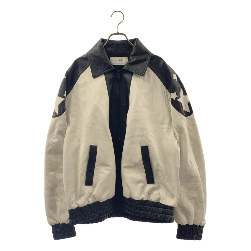 CELINE / セリーヌ | 2022AW | SOFT LAMBSKIN FLAG TEDDY JACKET バイ