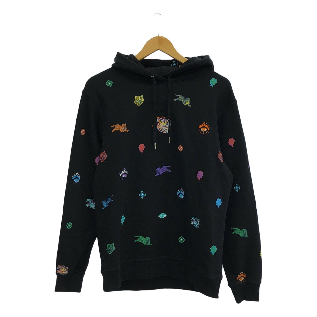 KENZO | Tiger Eye Print Sweatshirt Hoodie | S | Women's
