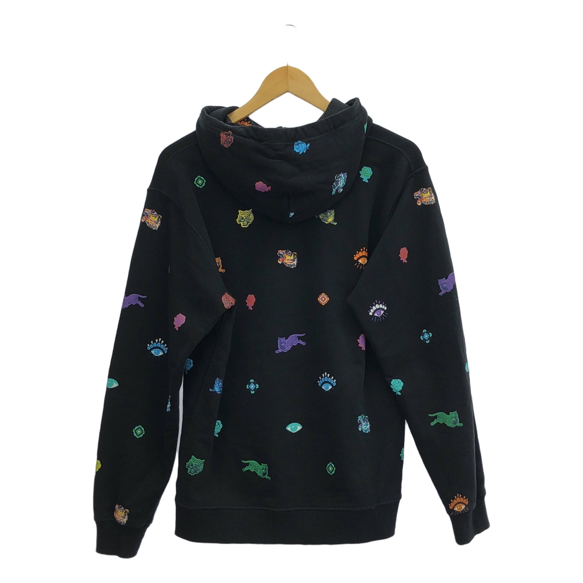 KENZO | Tiger Eye Print Sweatshirt Hoodie | S | Women's
