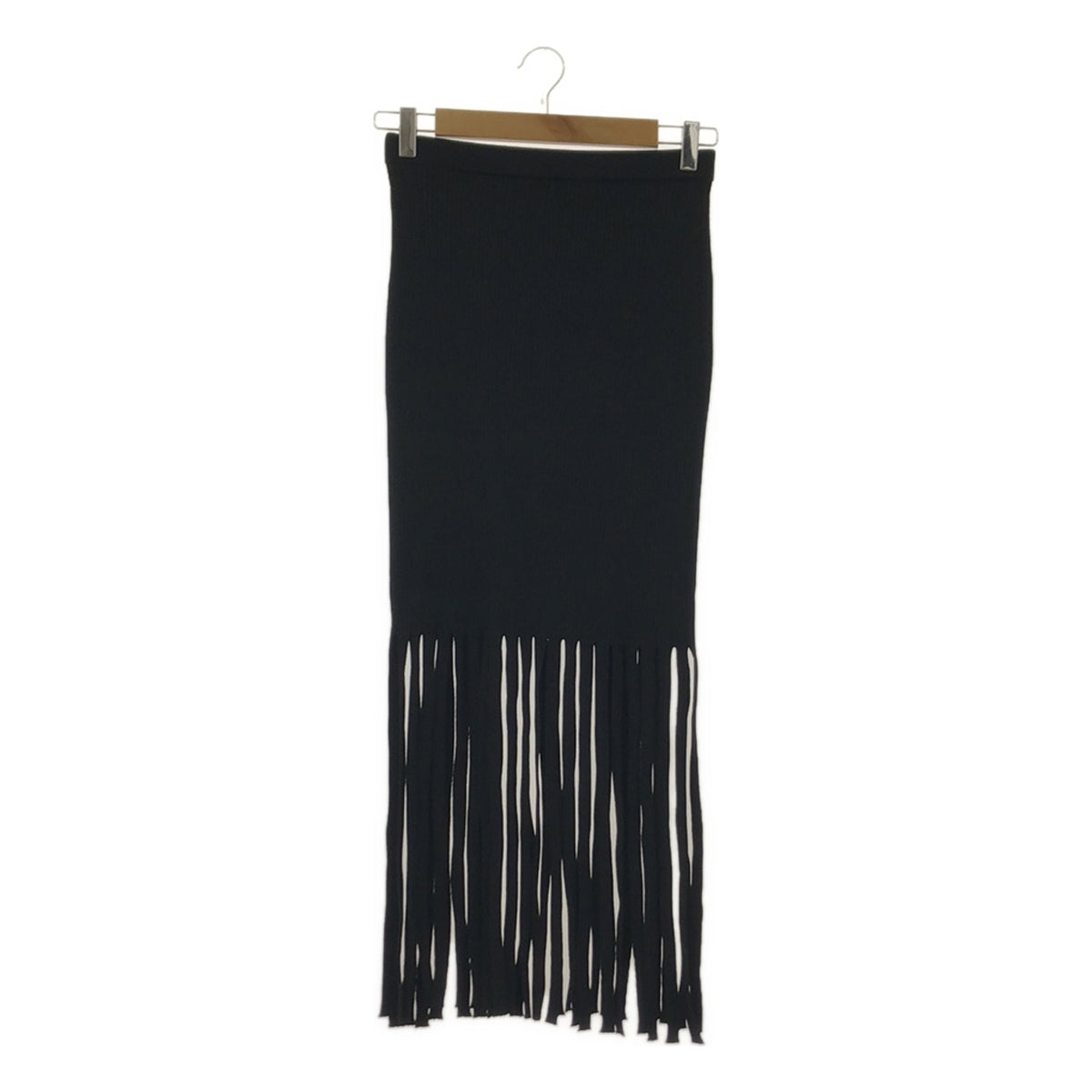 CITYSHOP / シティショップ | 2023AW | RIB FRINGE STRETCH SKIRT リブ フリンジ ストレッチ ス – KLD