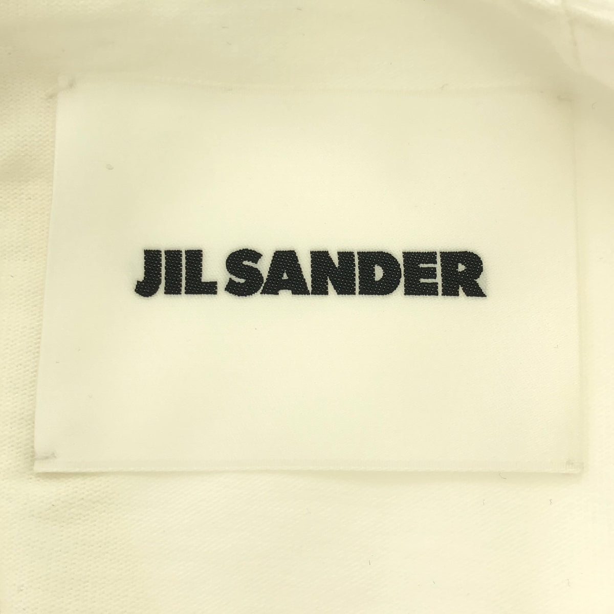 【美品】  JIL SANDER / ジルサンダー | 2024SS | Crew Neck Sleeveless T-Shirt / コットン バックジップ プルオーバー ブラウス | M | ホワイト | レディース