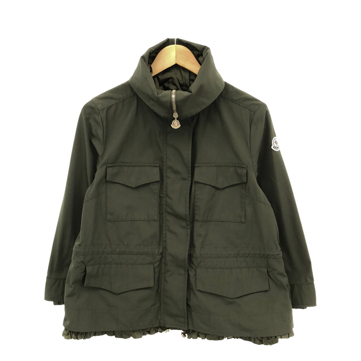 美品】 MONCLER / モンクレール | PAQUERETTE ナイロン フーデッドジャケット | 2 | カーキ | レディース – KLD