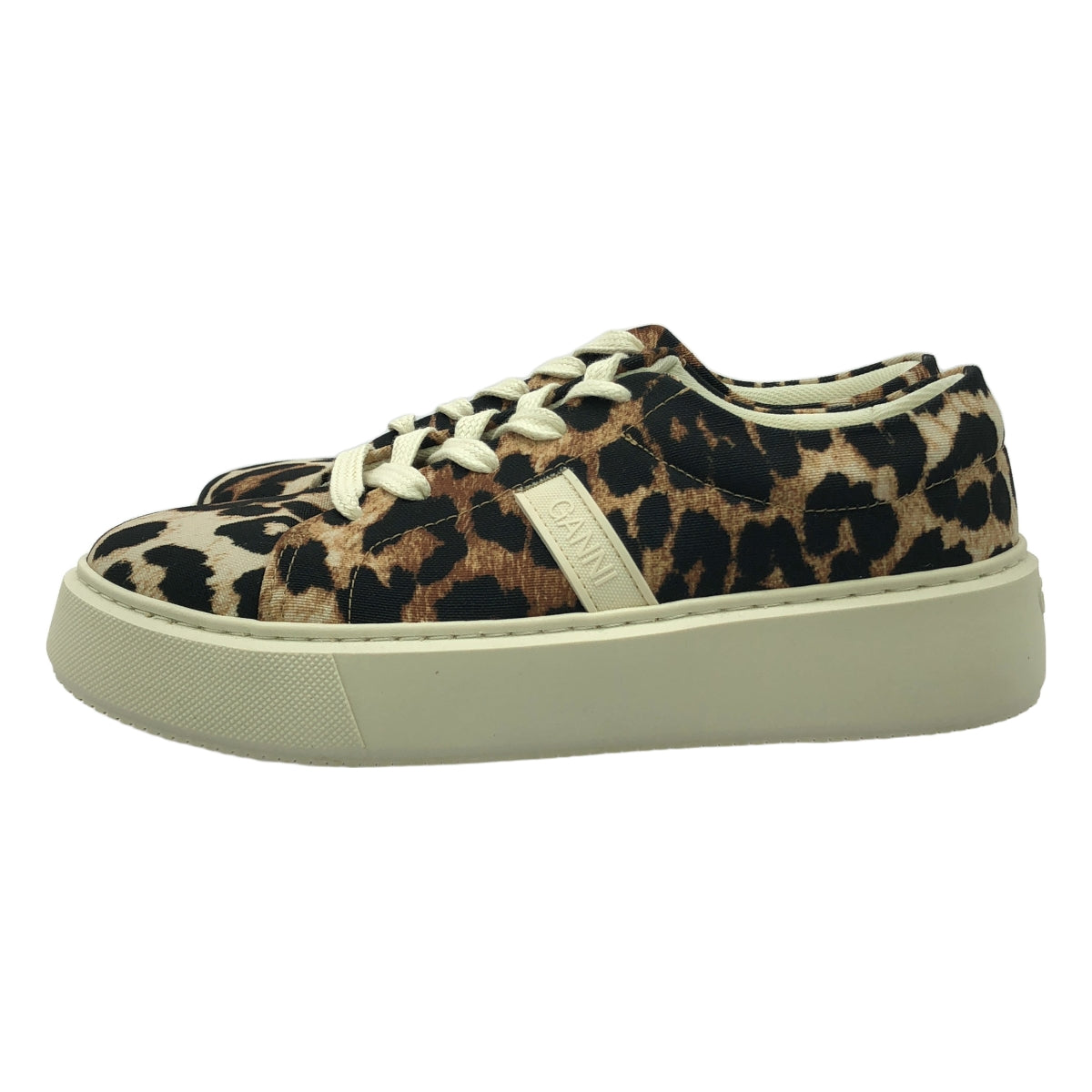 Ganni / ガニー | Sporty Mix Cupsole Sneaker レオパード ローカット スニーカー | 37 | レディース