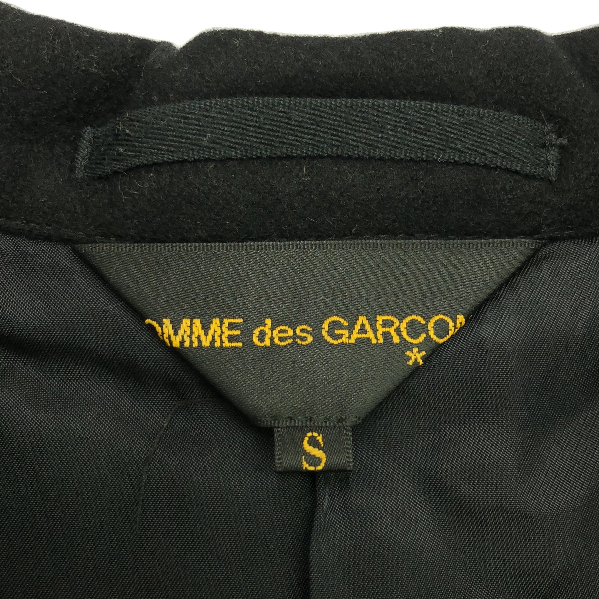 COMME des GARCONS / コムデギャルソン | 2011AW | カシミヤ 異素材切替 ロングジャケット | S | レディース