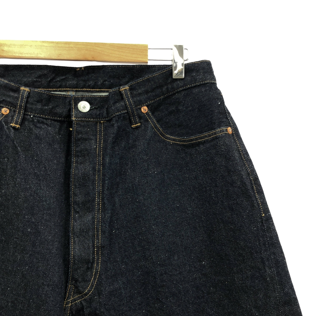 Kaptain Sunshine | 5P Zipper Front Denim Pants 13.5oz Selvedge Denim Pants | 34 | Men's