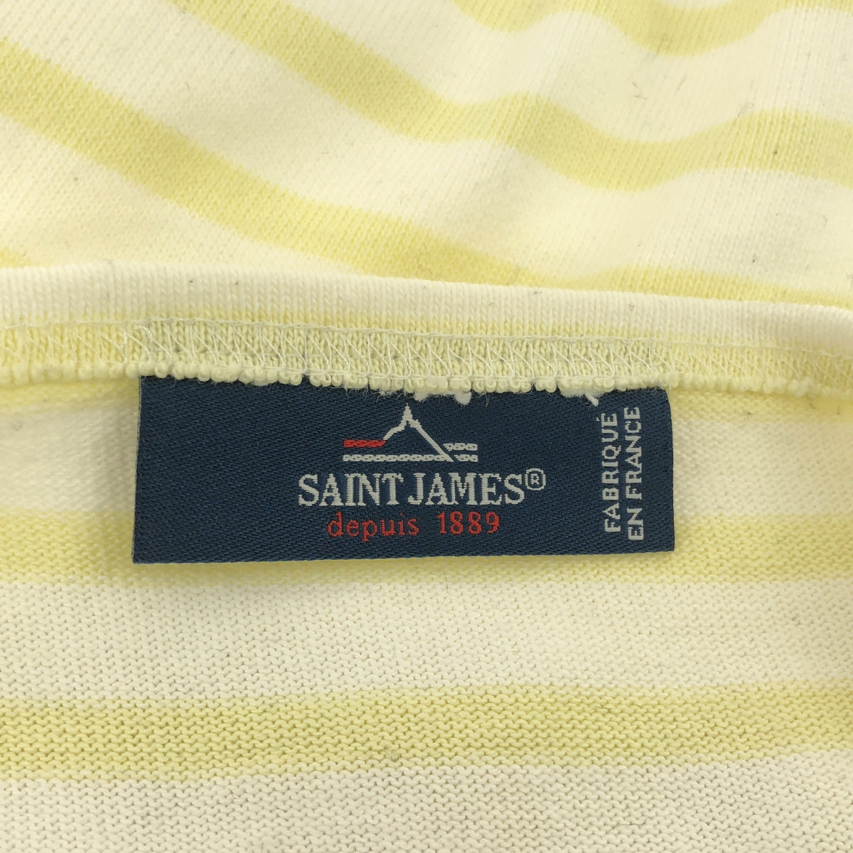 SAINT JAMES / Saint James | OUESSANT BORDER Wesson Boat Neck Border Cut and Sew | L | Men's
