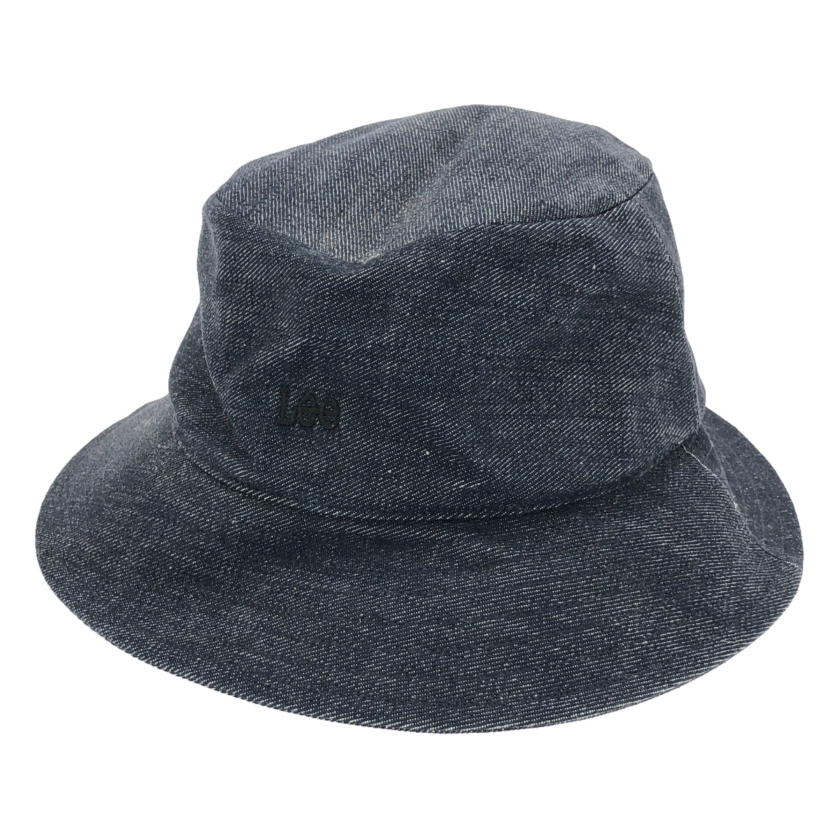 【미품】 Preloved / 프리 러브드 | × Lee 리코라보 로고 자수 데님 버킷 모자 | F | 인디고 |