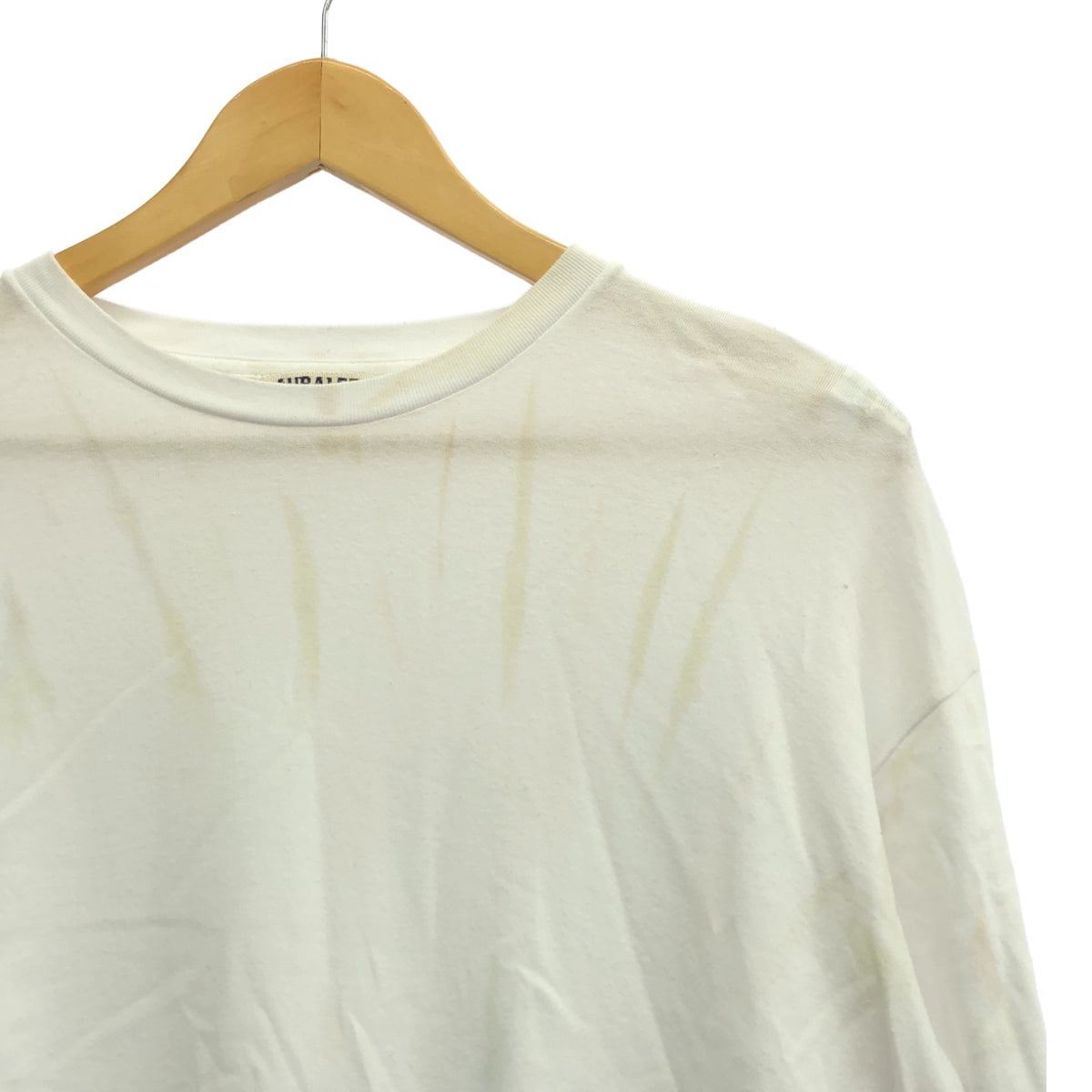 AURALEE | SEAMLESS TIEDYE L/S TEE | Tie-dye crew neck cut-and-sew | 3 | Women's