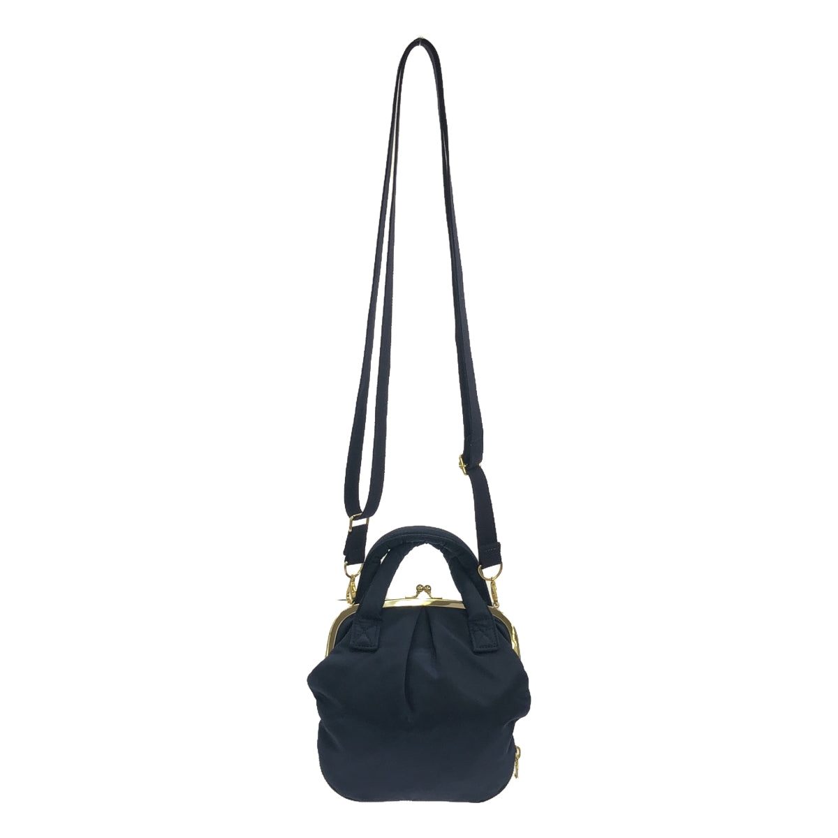 【미품】 Rhodolirion / 로드리리온 | GAMAGUCHI HELMET BAG 숄더백 | 네이비 | 여성