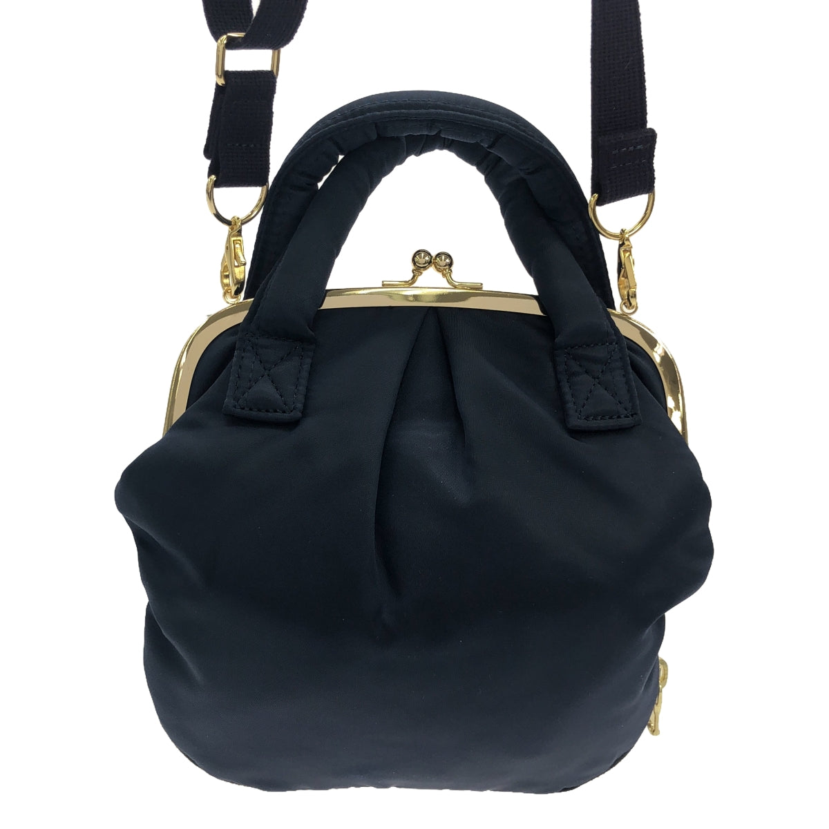 【미품】 Rhodolirion / 로드리리온 | GAMAGUCHI HELMET BAG 숄더백 | 네이비 | 여성