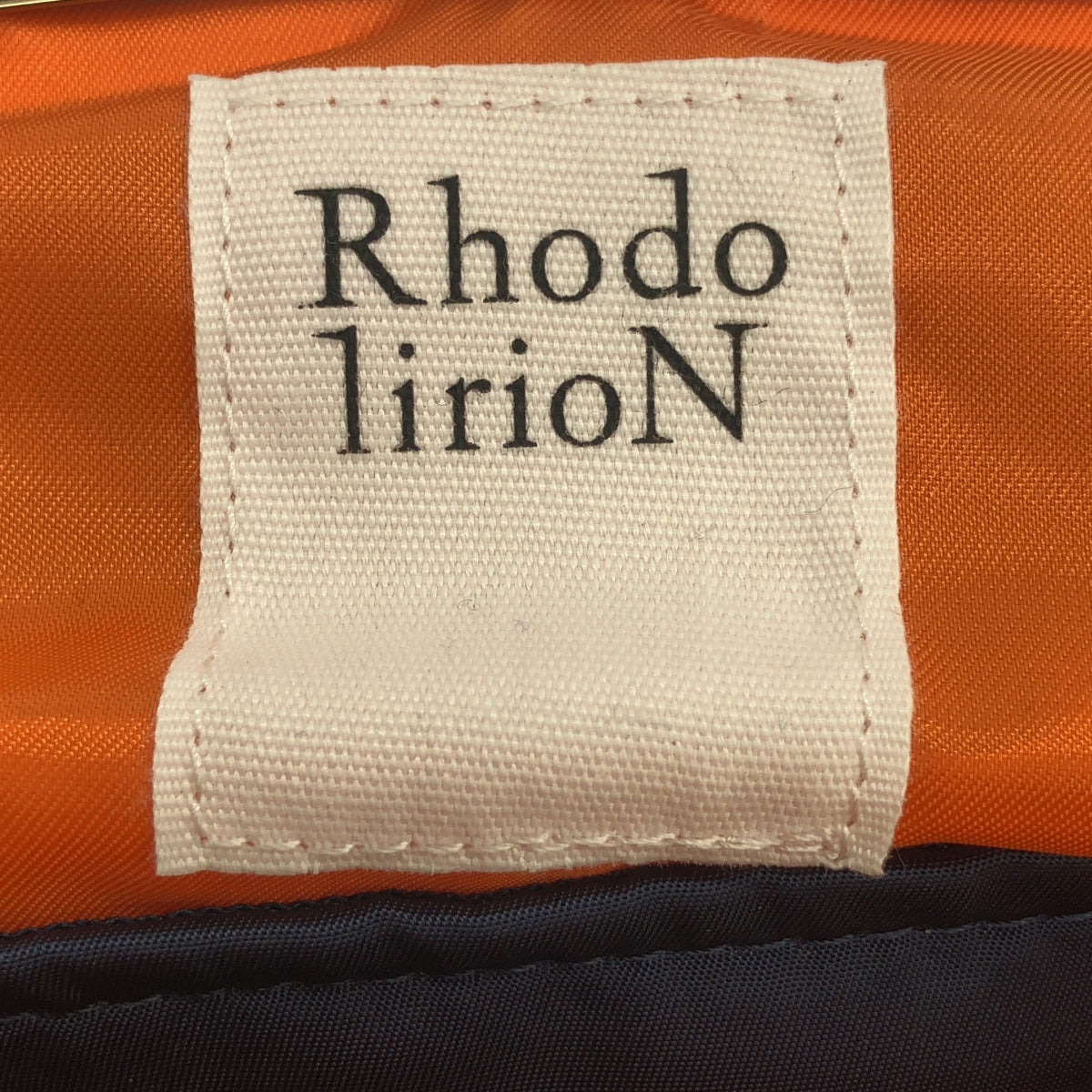 【미품】 Rhodolirion / 로드리리온 | GAMAGUCHI HELMET BAG 숄더백 | 네이비 | 여성