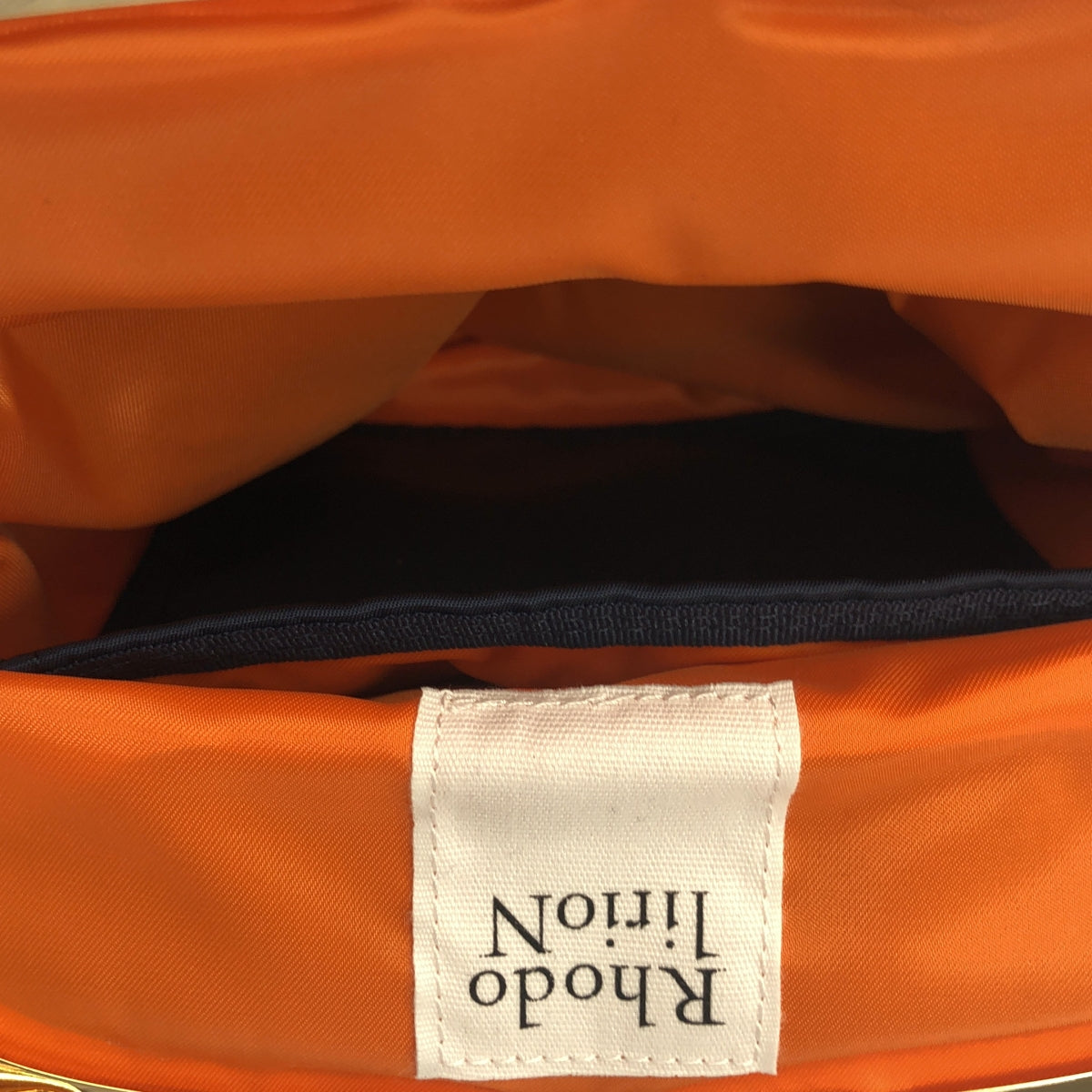 【미품】 Rhodolirion / 로드리리온 | GAMAGUCHI HELMET BAG 숄더백 | 네이비 | 여성
