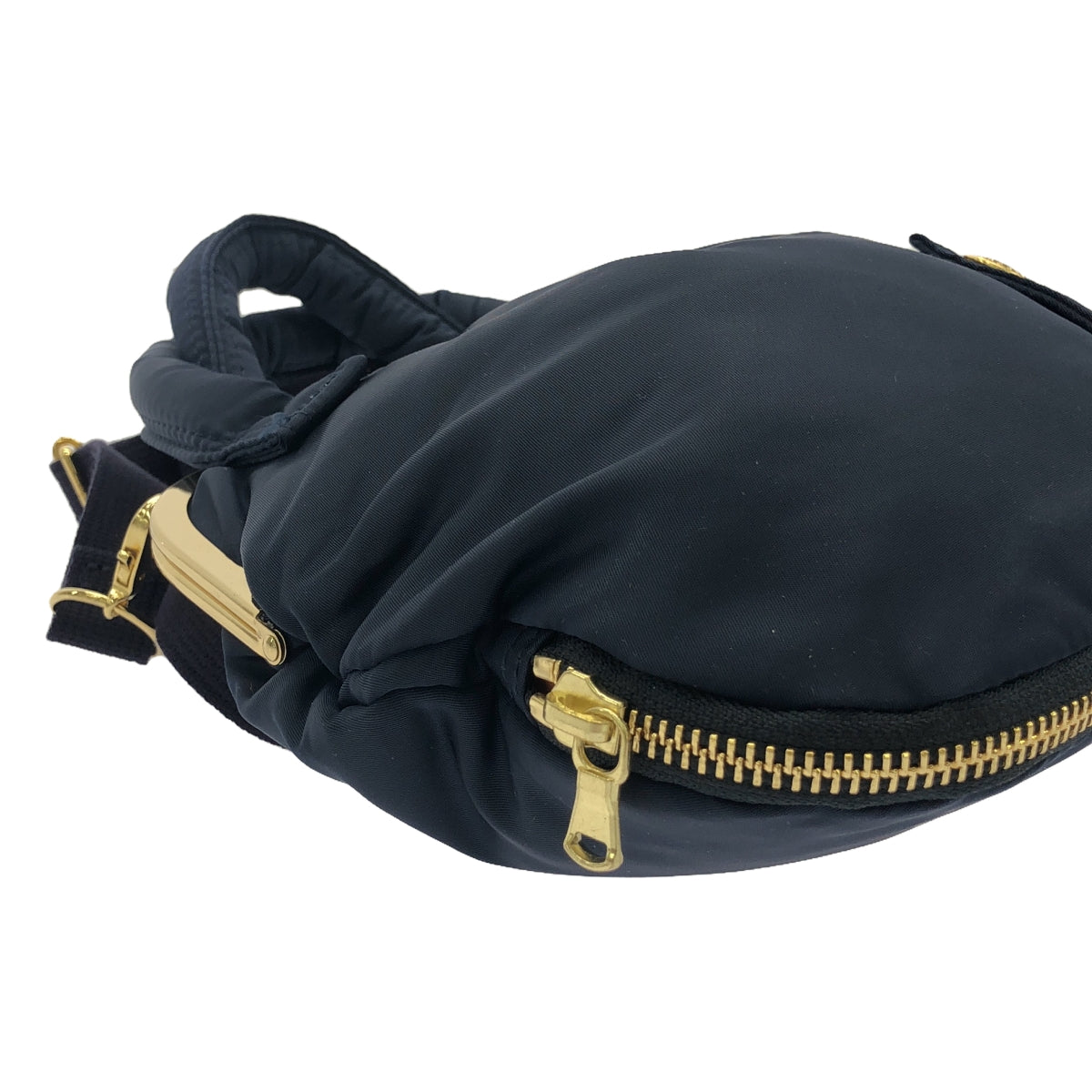 【미품】 Rhodolirion / 로드리리온 | GAMAGUCHI HELMET BAG 숄더백 | 네이비 | 여성
