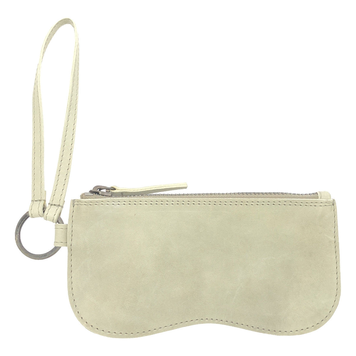 【미품】 TAGLIOVIVO / 타리오 비보 | 가죽 핸드 파우치 가방 | 오프 화이트 | 남성