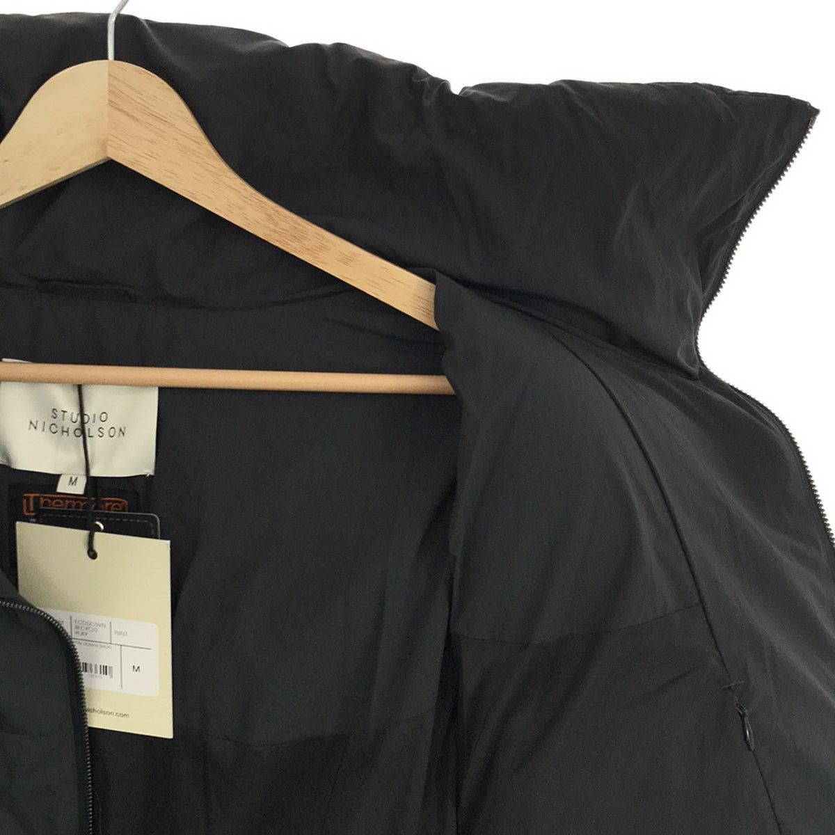 【美品】 Studio Nicholson / スタジオニコルソン | OJECT ECODOWN RECYCLD POLY OUTERWARE INJECTION DOWN SHORT JACKET ハイネック エコダウンジャケット | M | FLINT | メンズ
