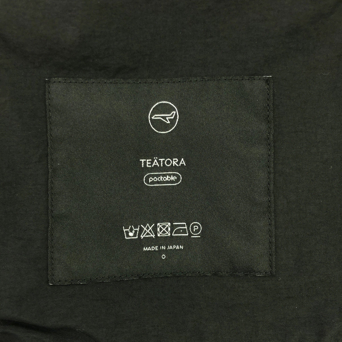 TEATORA / 테아트라 | WALLET COAT S/L -PACKABLE 월렛 코트 패커블 | 0 | 블랙 | 남성