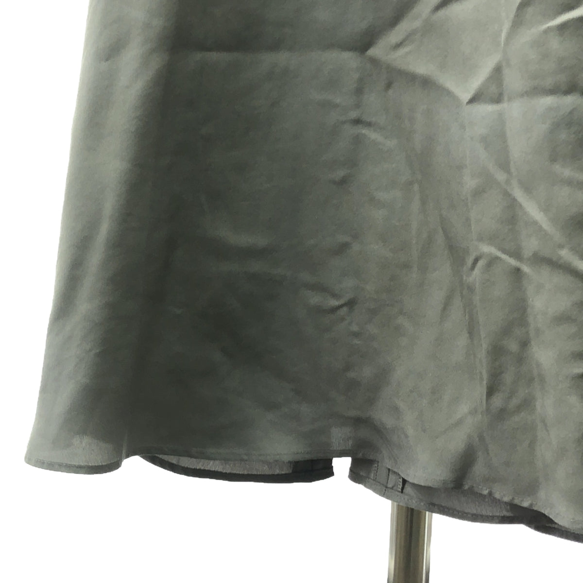 【美品】  MADISON BLUE / マディソンブルー | 2023SS | VIAS SKIRT SILK / シルク フレア スカート / 裏地付き | 00(XS) | グレー | レディース