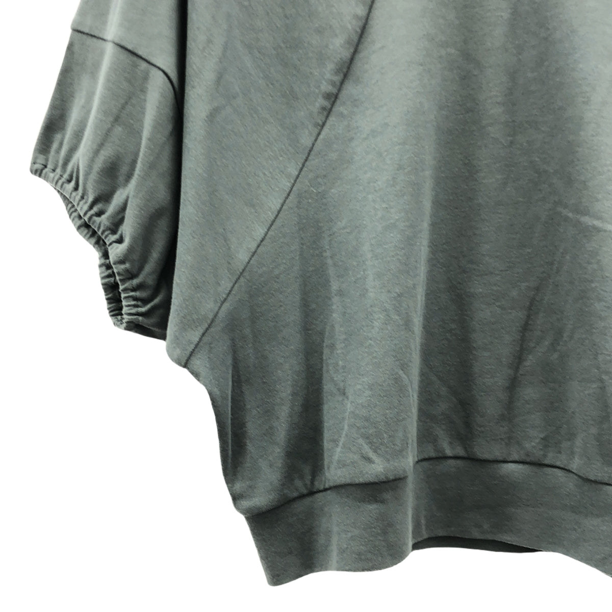 mina perhonen / mina perhonen | 2024ss | dry breeze dolman sleeve cut and sew | 36 | blue gray | women's