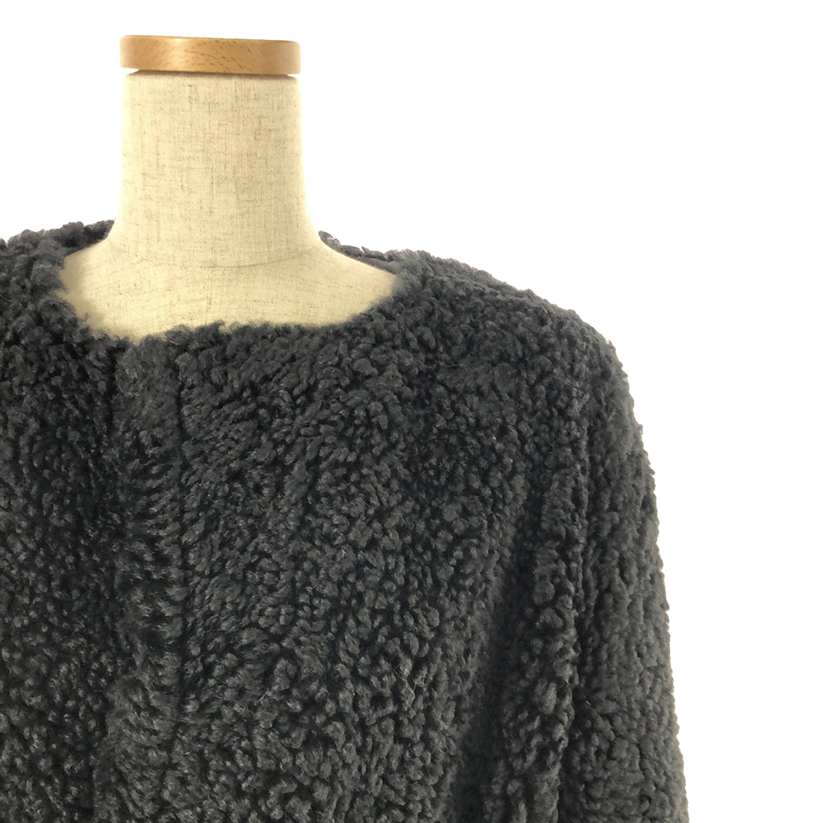 CELINE / セリーヌ | フィービー期 ムートンコート | 34 | ブブラック | レディース