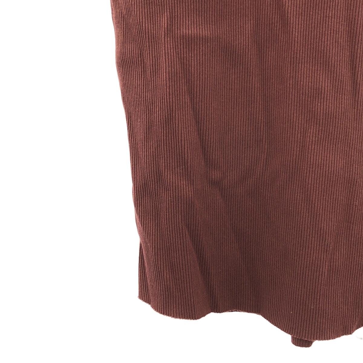 【미품】 Spick and Span / 스픽 앤 스팬 | 2022SS | Loro Ayatori Nosleeve 탱크 탑 | F | 보르도 | 여성