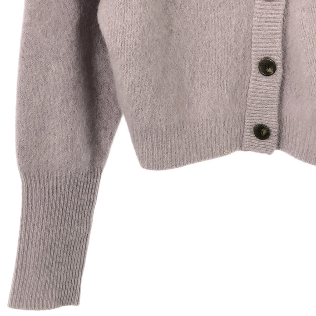 【미품】 IENA / 예나 | 2023AW | fluffy 파카디건 | F | 라벤더 | 여성