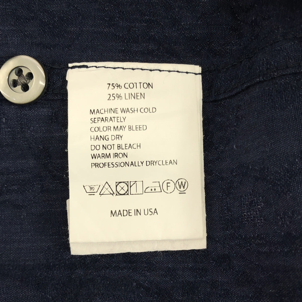 Engineered Garments / 엔지니어드 가멘츠 | CAMP SHIRT PAISLEY 페이즐리 자가드 캠프 셔츠 | S | 네이비 | 남성